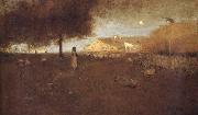 George Inness Old Farm-Montclair Sweden oil painting artist